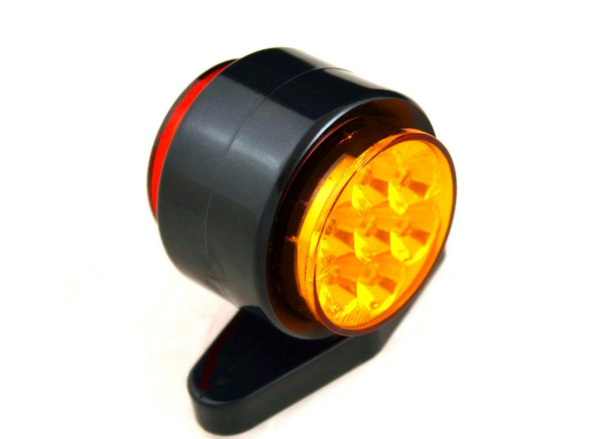 Petit feu de gabarit LED jaune/rouge 24 V pour véhicules utilitaires