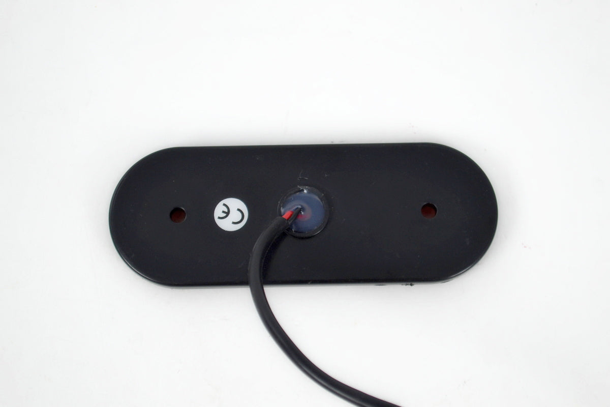 Οβάλ πλαϊνό φως θέσης LED, 20 LED, 24V, κόκκινο, Furkan