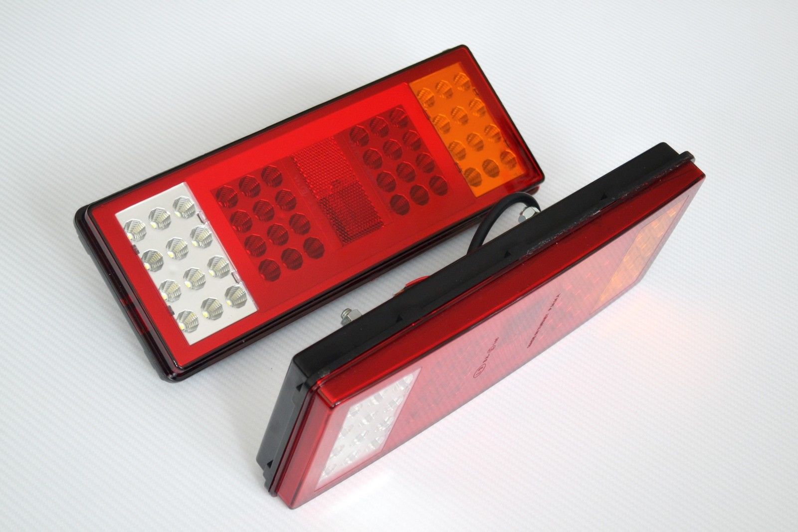 Голям правоъгълен неон LED стоп комплект 24V