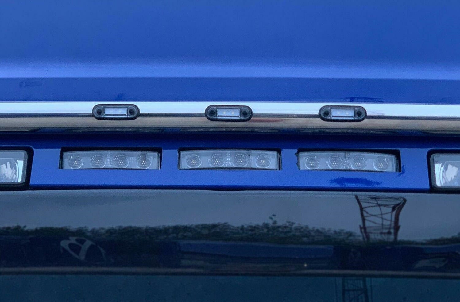 Barre de becquet de toit supérieure universelle, 214 cm, 60 mm, inox 304