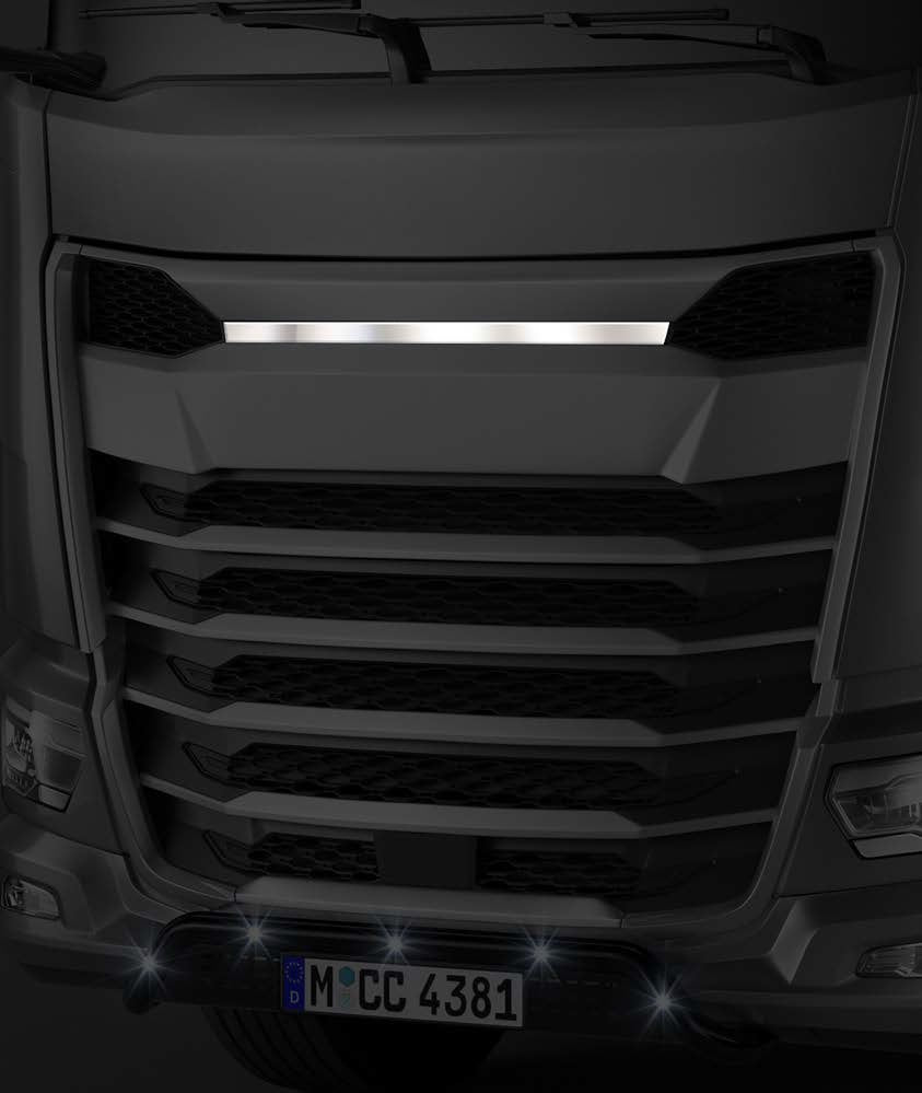 Moulure de calandre supérieure – adapté pour DAF XG