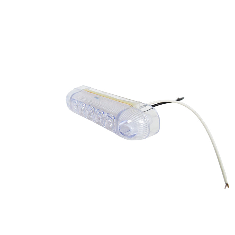 Feu de gabarit ovale à LED blanc 24V – Feu de position et de signalisation