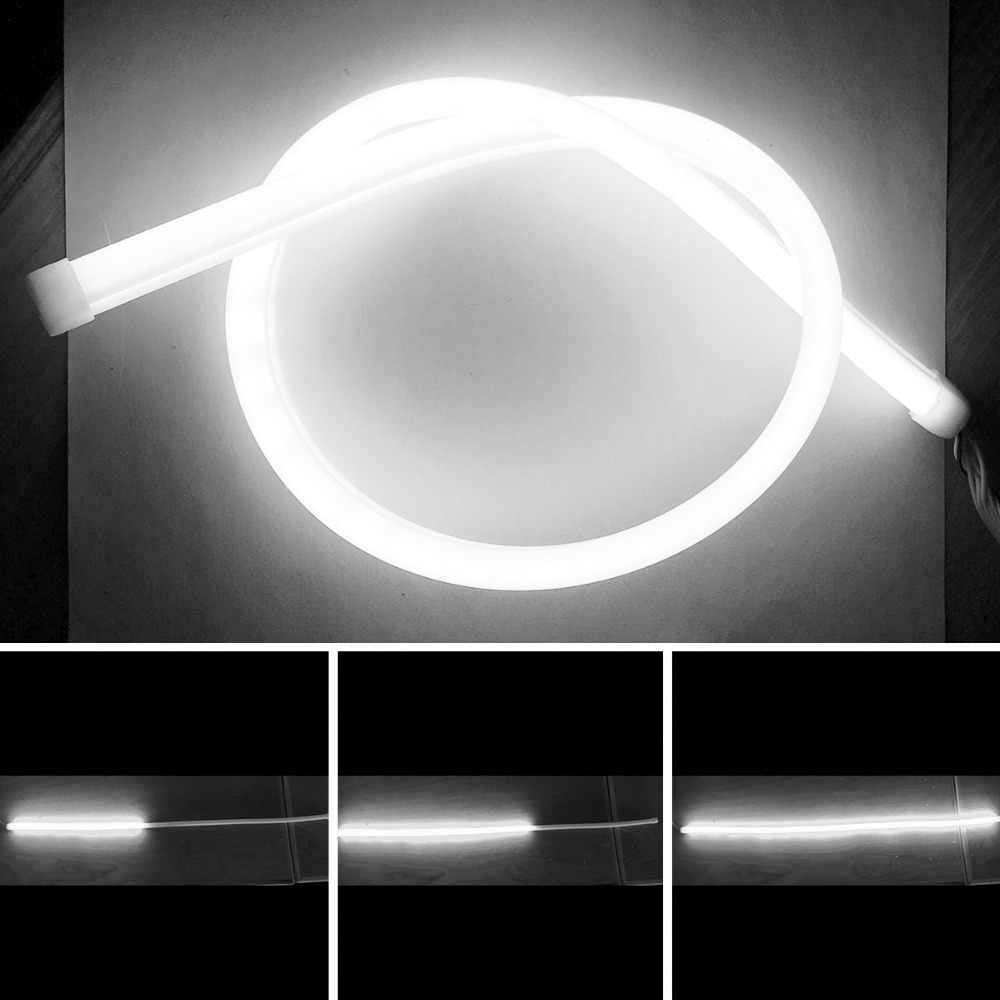 Bandes LED DRL flexibles avec clignotant dynamique, 60 cm, lot de 2