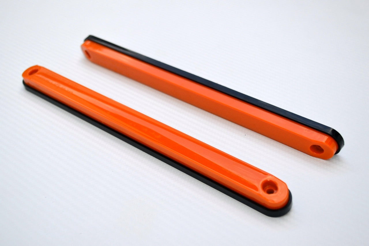 Long feu de gabarit LED néon, 15 diodes LED, lentille jaune lumière rouge, 12/24 V, 24x2x2 cm