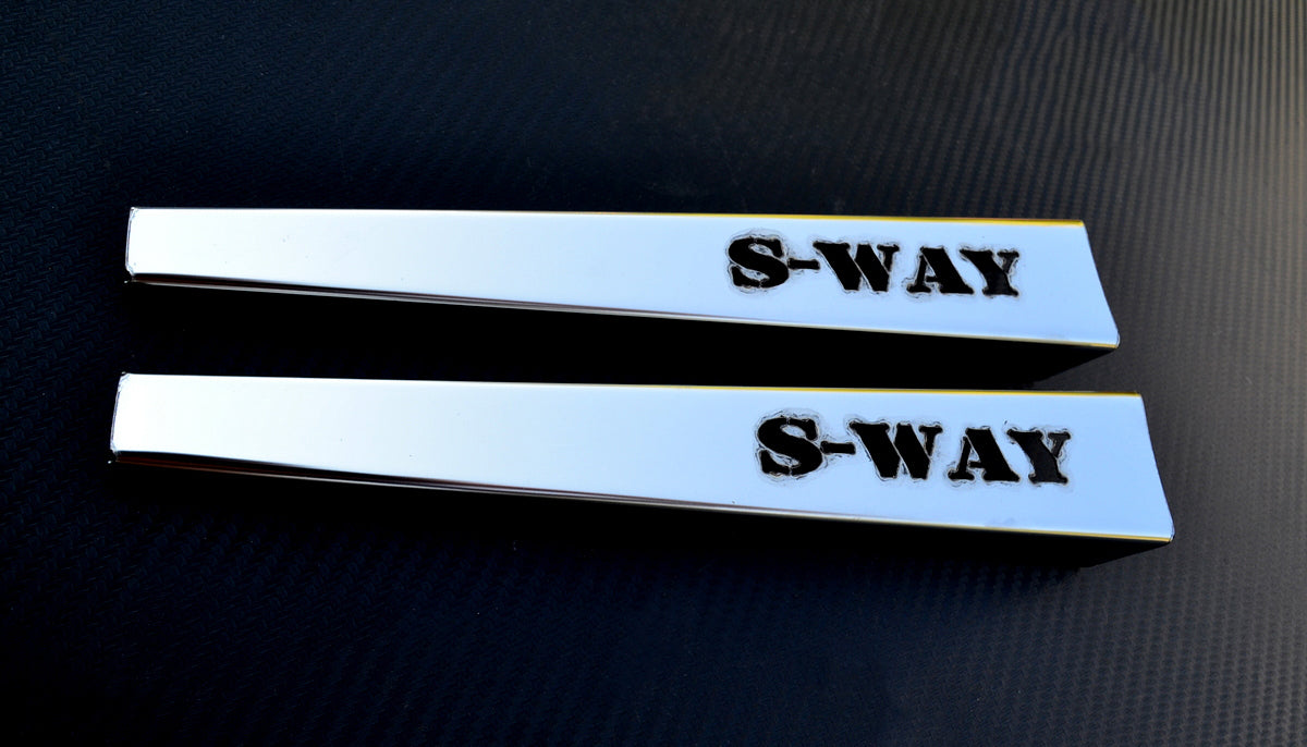 Décorations d’essuie-glaces 3D en acier inoxydable – Jeu adapté pour Iveco S-Way