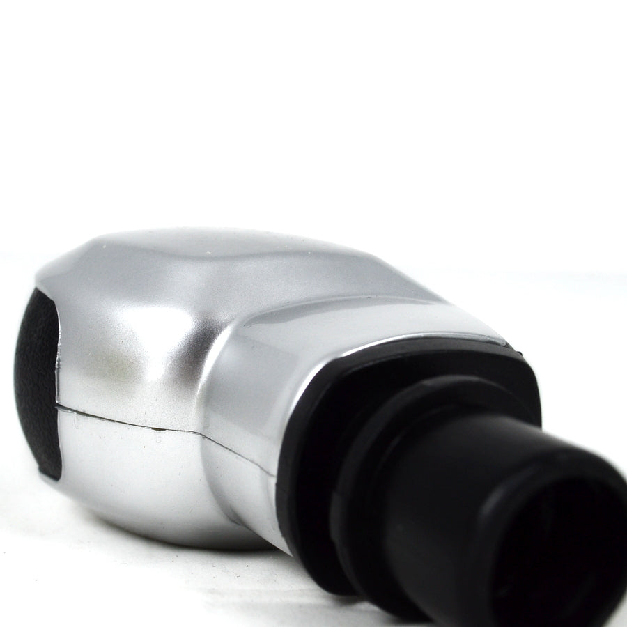 Pommeau de levier de vitesses – adapté pour Peugeot, 5 rapports, noir et argent, marche arrière après la 5e