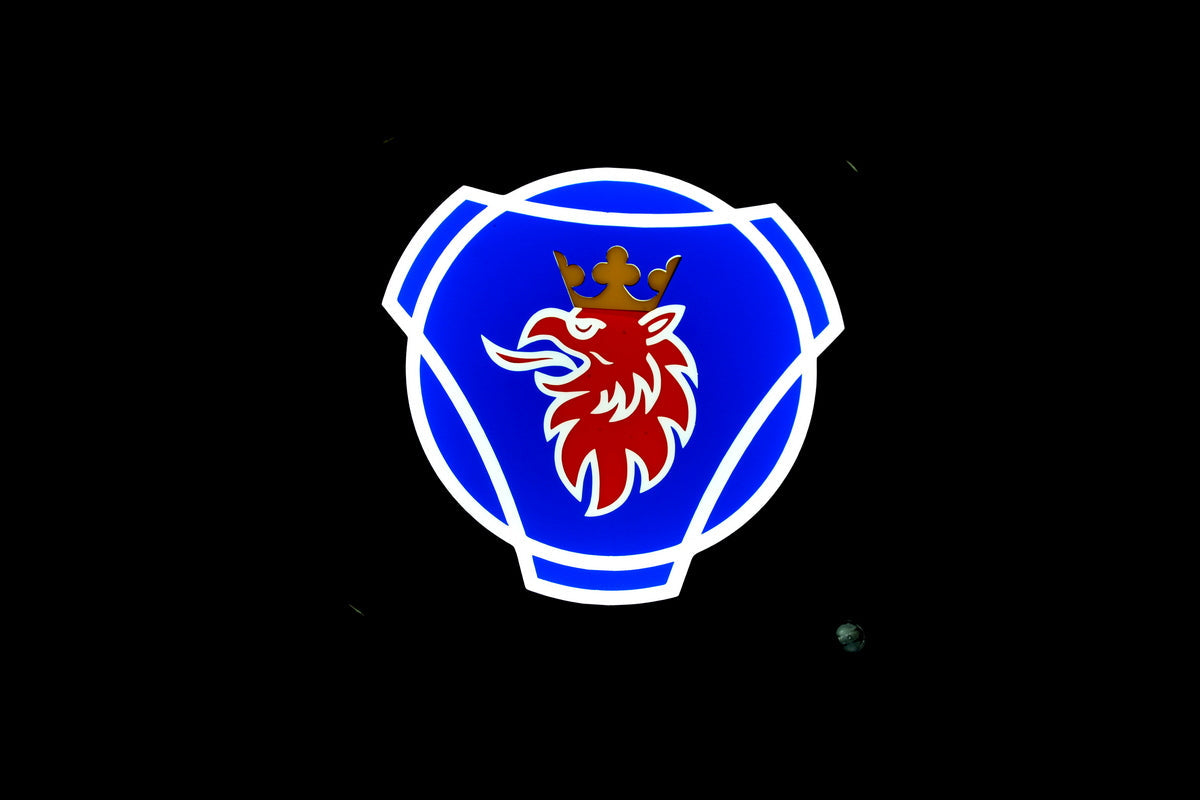 3D Black Interior Windshield Signs Suitable for Scania – Blue Griffin Design