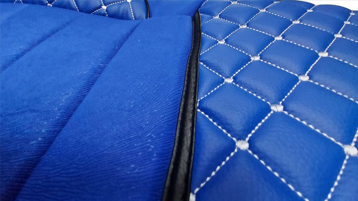 Housses de siège Deluxe – adaptées pour Mercedes Actros E6 2016+, cuir bleu