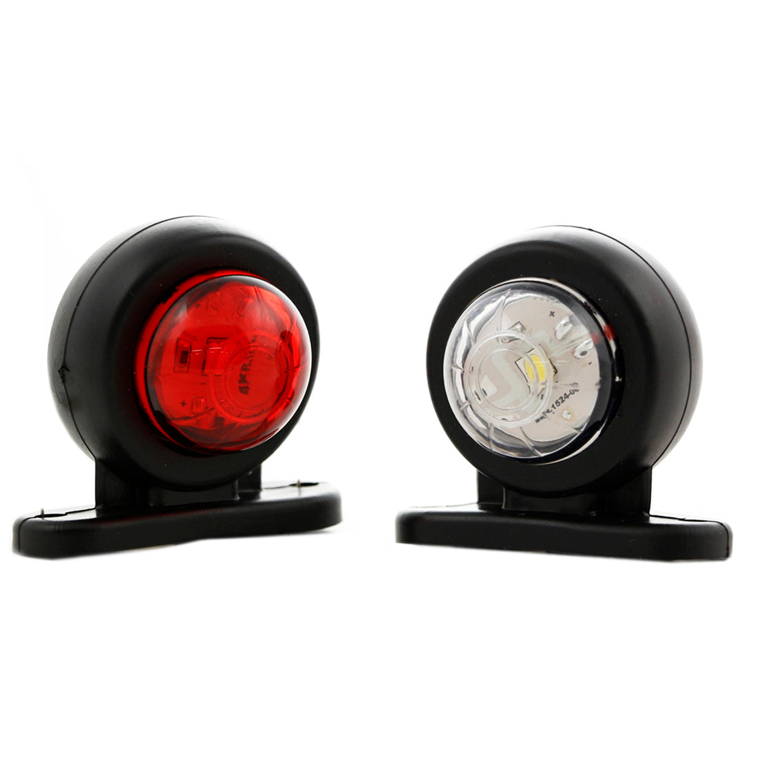 Universal LED Marker Light – Red/White, 24 V, 98 mm Height