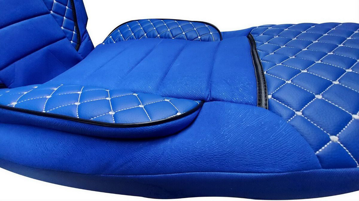 Deluxe Seat Covers – suitable for DAF XF105 Euro 5, Blue, 2004–2013