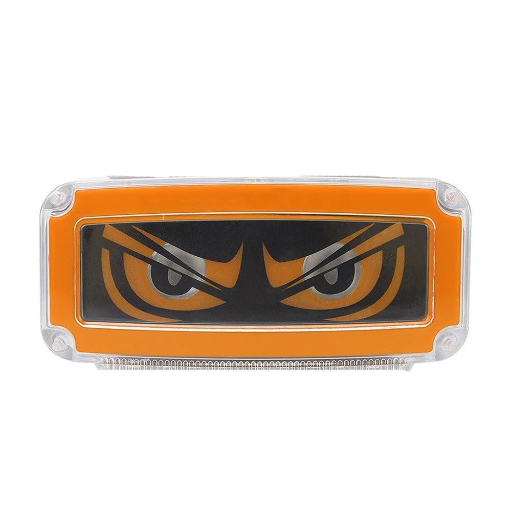 Feu de gabarit néon LED jaune, fixation dissimulée, 12/24 V, 115 x 53 x 21 mm, entraxe 70 mm