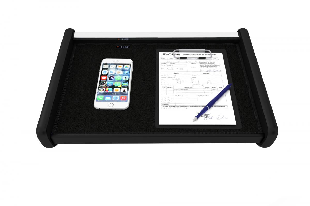 Central Van Table Classic – suitable for Renault Master Mascott (from 2004), Black Carpet