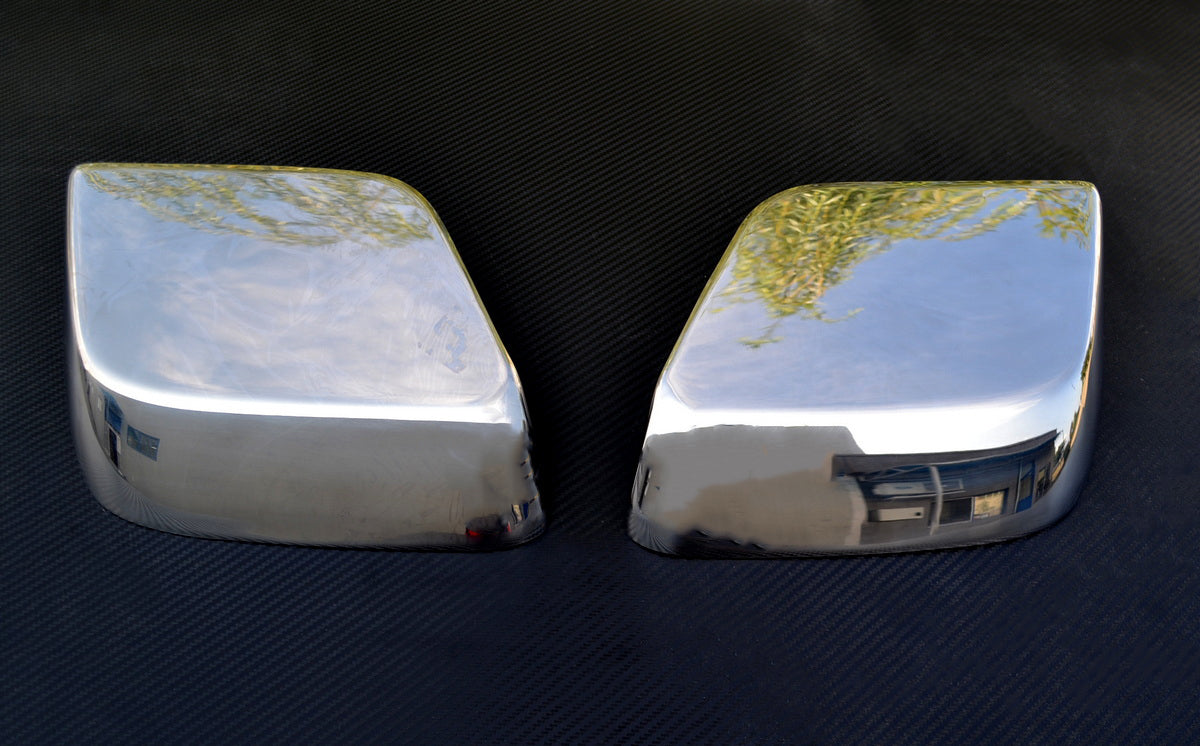 Décoration 3D de coin inférieur de rétroviseur – Jeu 2 pièces en acier inoxydable, adapté pour Mercedes Actros MP4