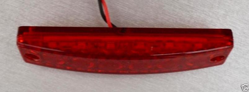 Feu de gabarit rouge 24V pour véhicules utilitaires et remorques