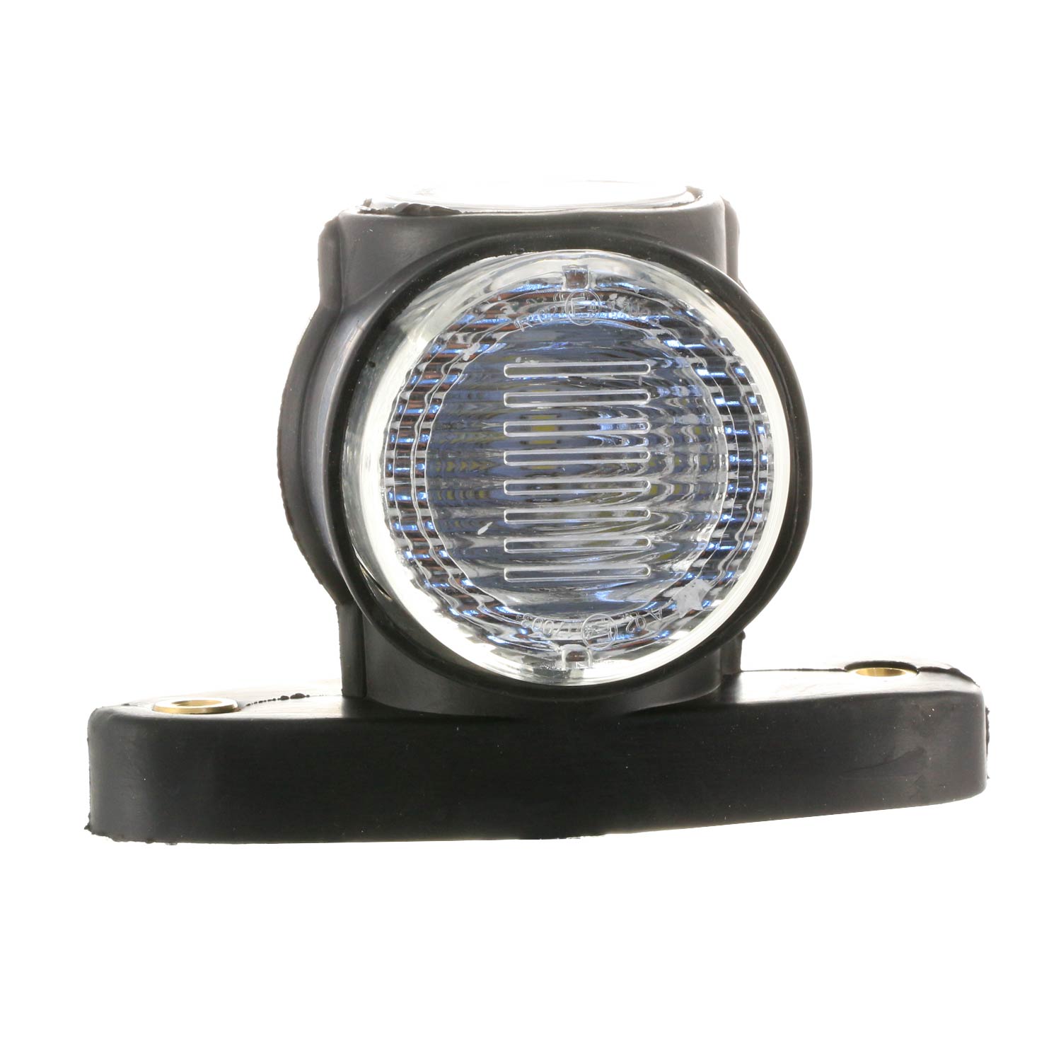 Троен къс LED габаритен контурен фар, 24V, 80×65×54 mm, червен/бял/жълт, кабелно свързване за товарни автомобили и ремаркета