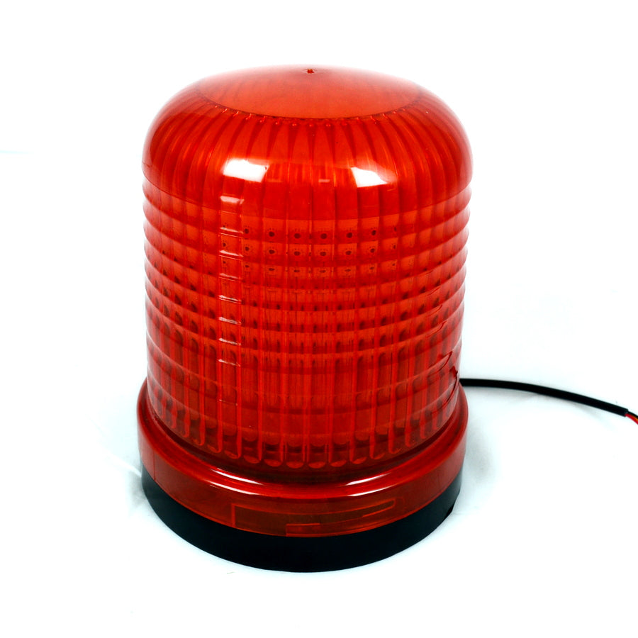 Gyrophare LED, 60 LED SMD, avertissement rotatif, orange, 24 V