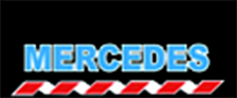 Bavettes adaptées pour Mercedes – Lot de 2