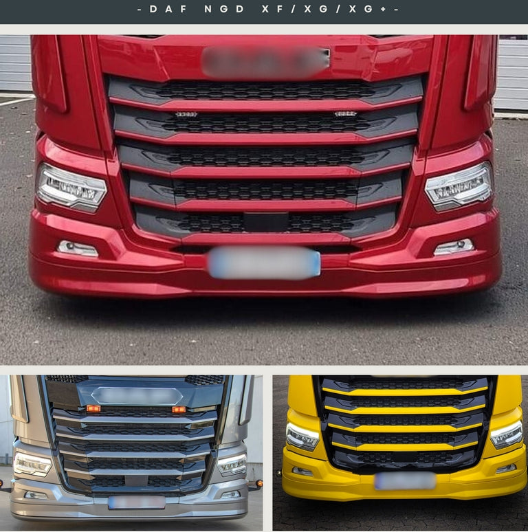 Extension inférieure de pare-chocs avant en plastique – adaptée pour DAF XF/XG/XG+