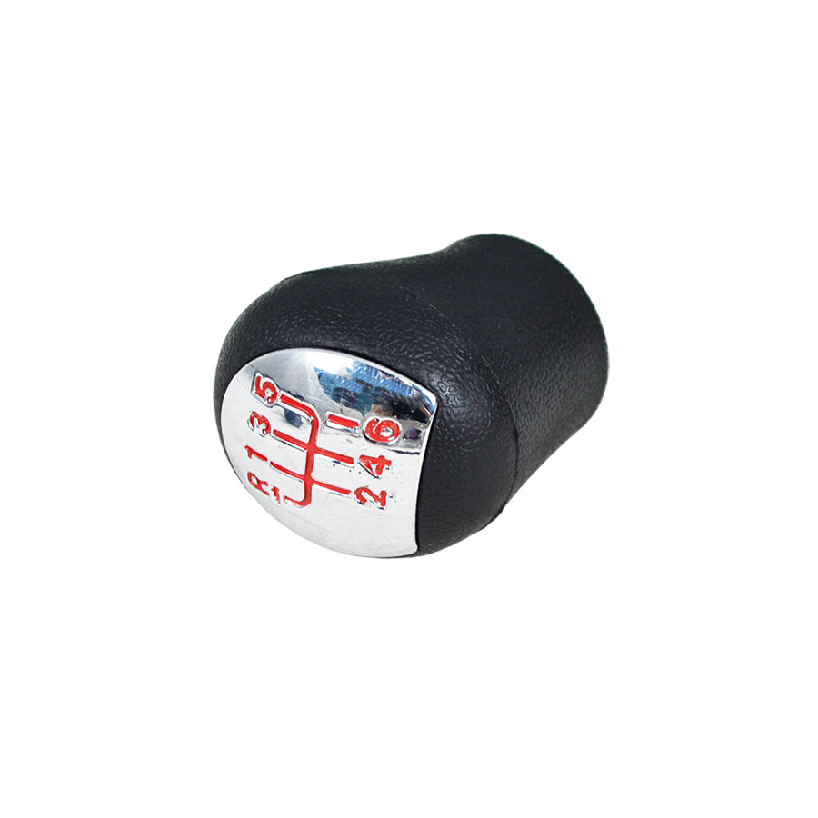 Pommeau de levier de vitesses – 6 rapports, nickel, noir avec lettrage rouge, adapté pour Renault