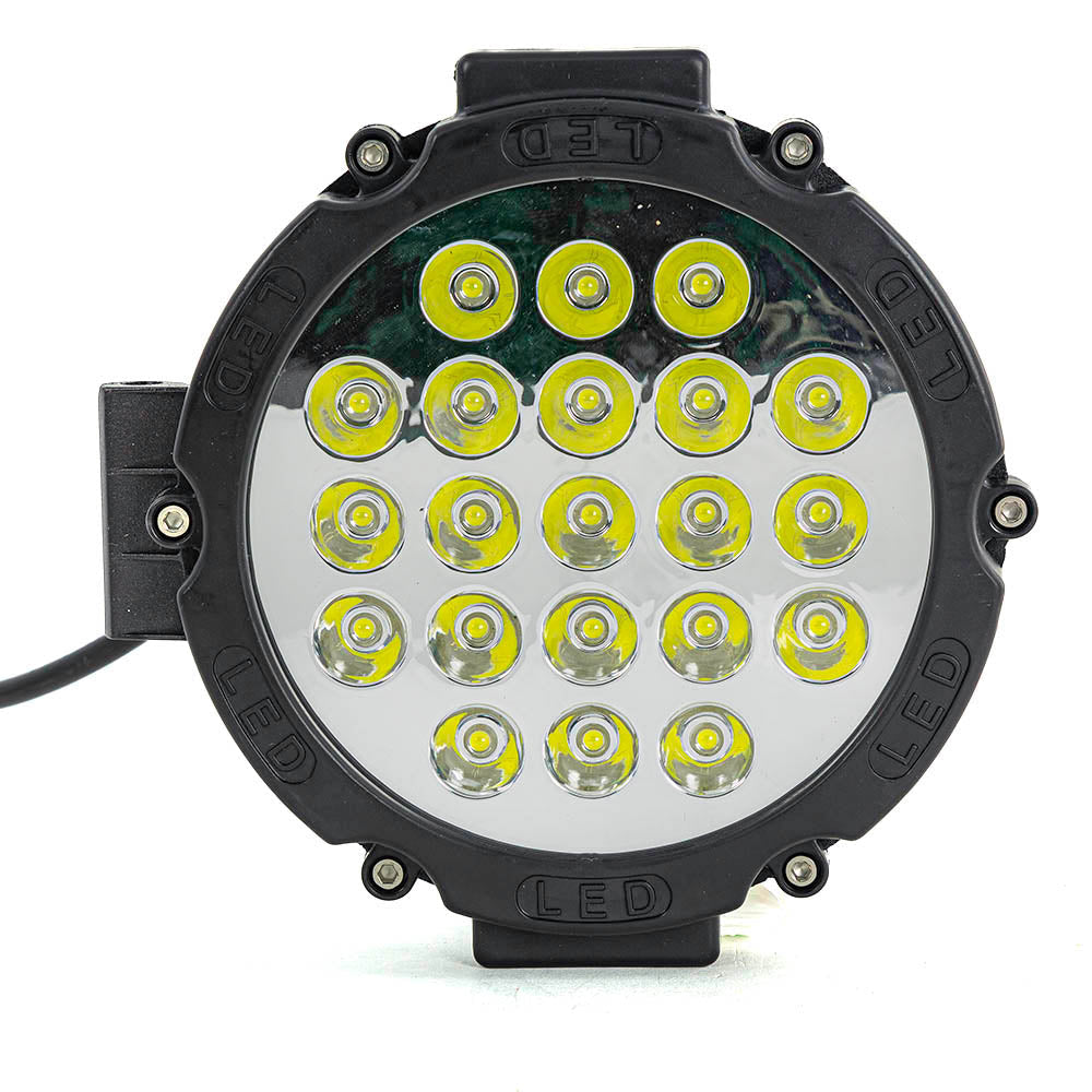 Projecteur de route LED, 18 cm, 63 W, 21 LED Epistar, boîtier en aluminium