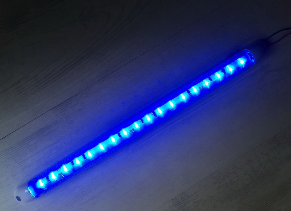 Longue lampe intérieure LED, lumière bleue, éclairage intérieur véhicule 24 V