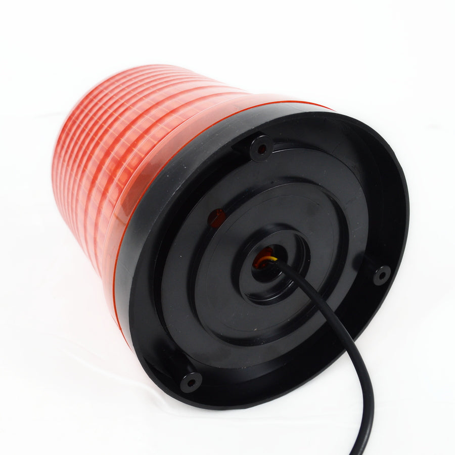 Gyrophare LED, 60 LED SMD, avertissement rotatif, orange, 24 V