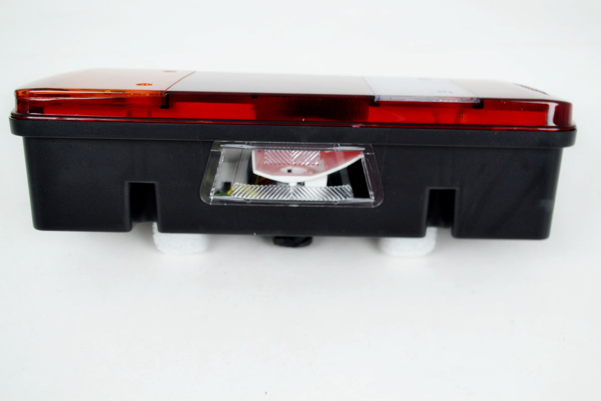 Left Rear Combination Tail Light – suitable for Mercedes Atego 2004+, Bulb Type, Plug Connection, 340×130×90 mm