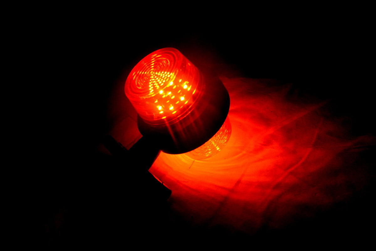 Σετ πλαϊνών φώτων θέσης LED short horn, κίτρινο/κίτρινο, 12/24V, 110 x 80 x 90 mm, βάση 75 mm