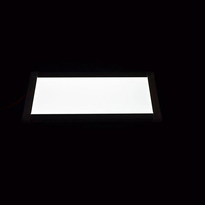 Grande lampe intérieure à LED néon blanche avec fixation par clip
