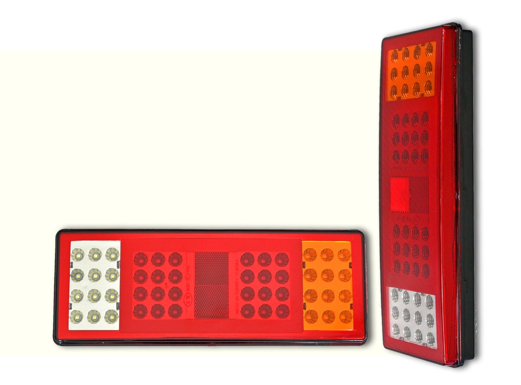 Голям правоъгълен неон LED стоп комплект 24V