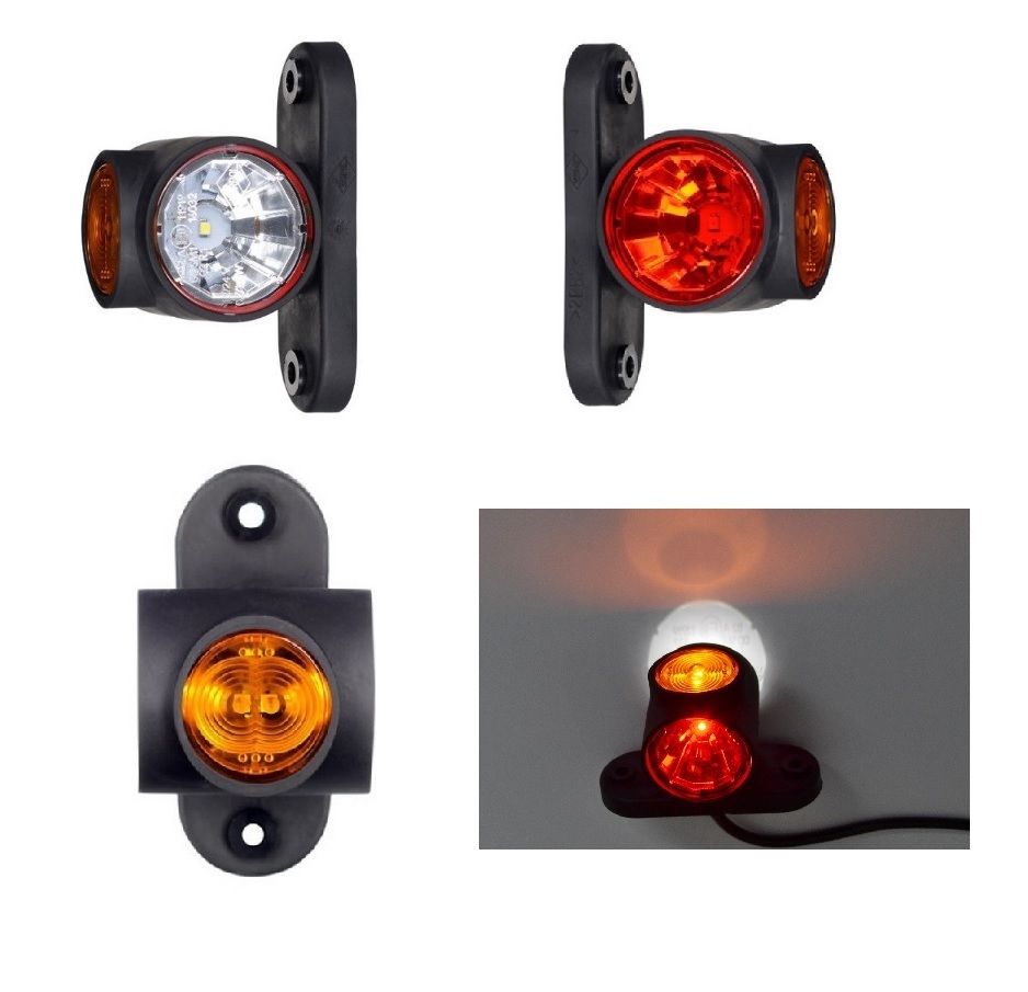 Triple LED Clearance Marker Light – 100 x 55 x 54 mm