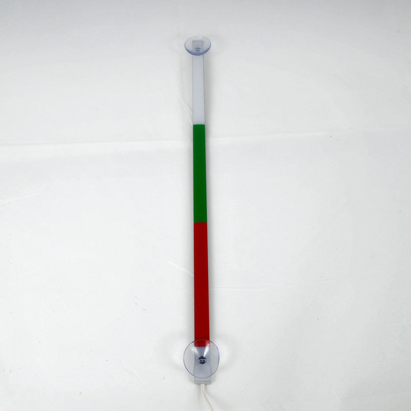 Gyrophare tubulaire à LED, 50 cm, blanc/vert/rouge, 12/24 V