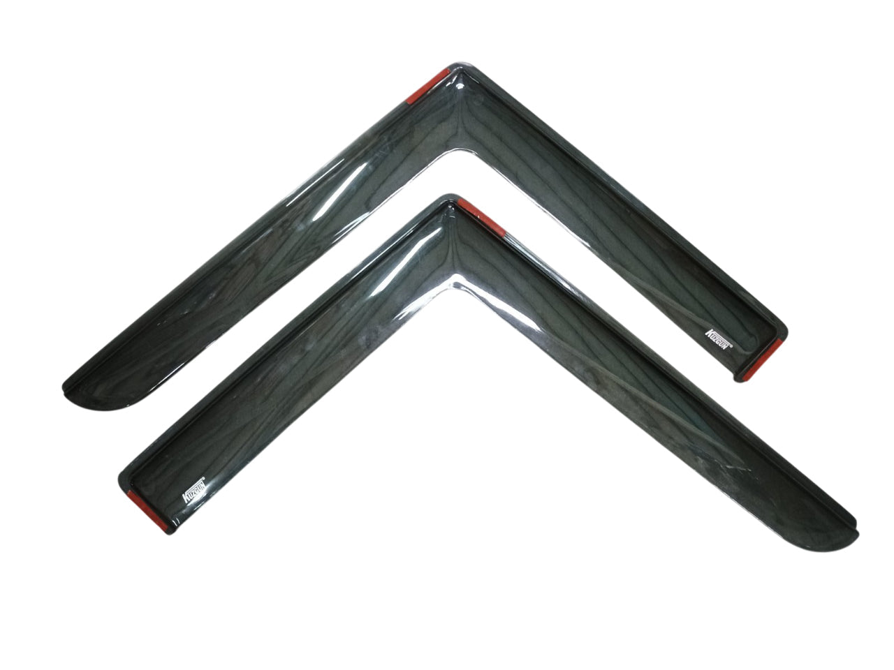 Jeu de déflecteurs de vent – adapté pour Iveco Daily 2015–2024, noir