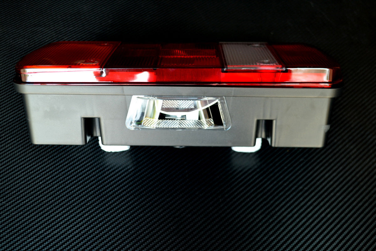 Left Rear Combination Tail Light – suitable for Mercedes Atego 2004+, Bulb Type, Plug Connection, 340×130×90 mm