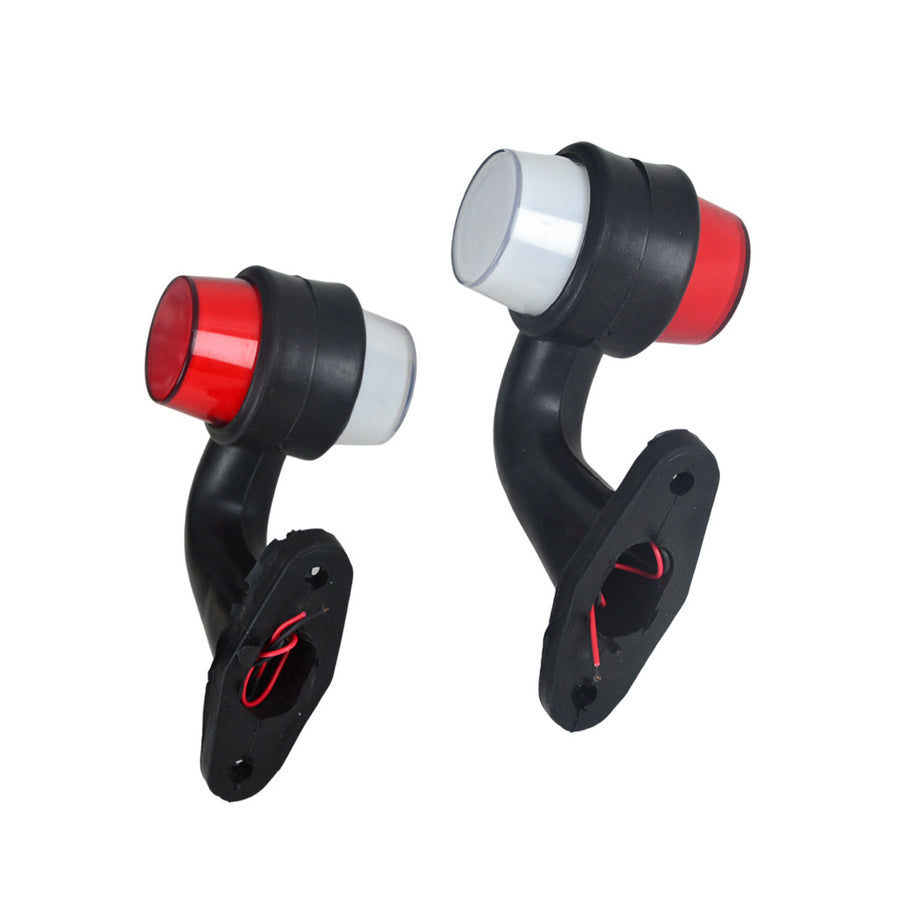 Mini feu de position néon, rouge/blanc, 12/24 V, 150 x 130 x 100 mm