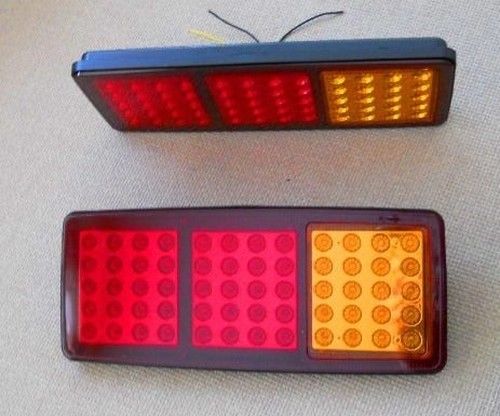 Kit de feux arrière LED – 3 sections, 60 LED, 12 V, jeu de 2