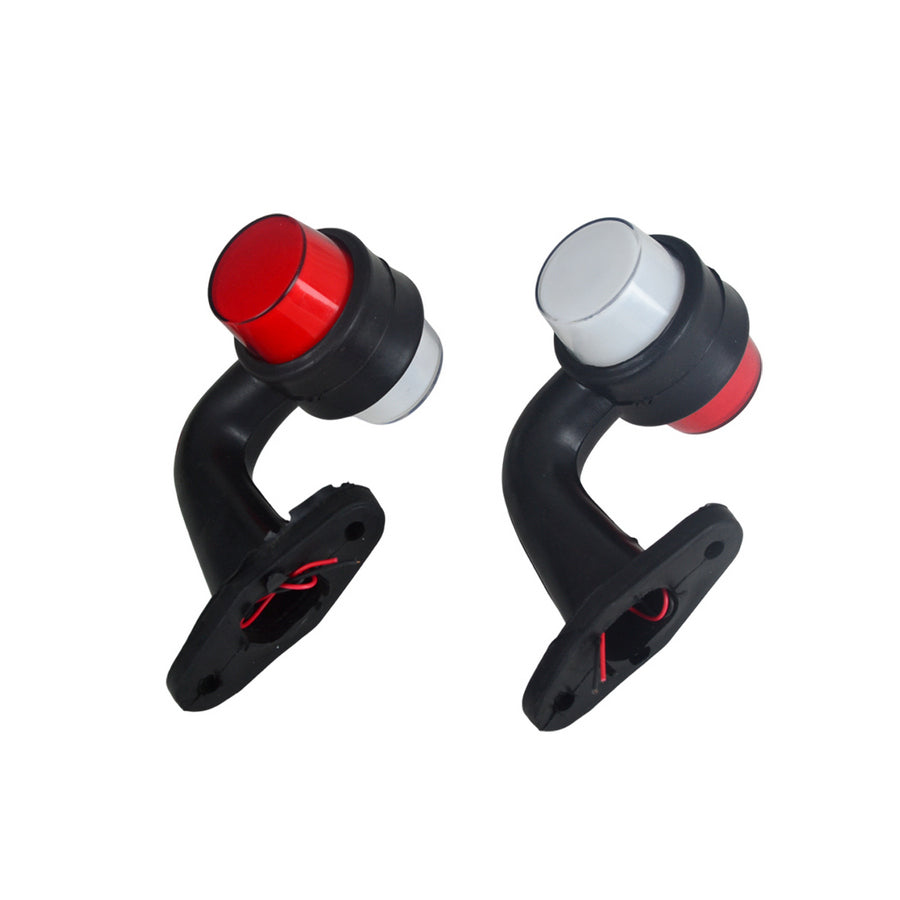 Mini feu de position néon, rouge/blanc, 12/24 V, 150 x 130 x 100 mm