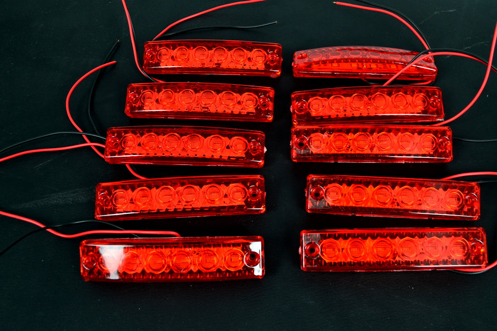 Ampoule de voyant rouge 12 V – Témoin et feu de signalisation pour automobile