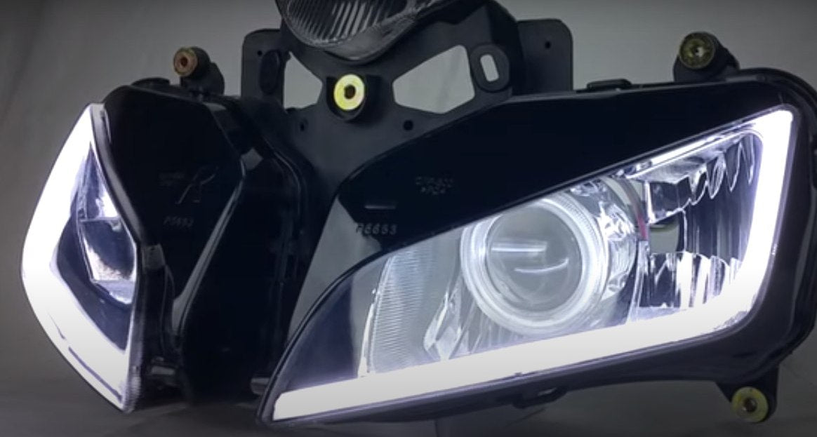 Bandes LED DRL flexibles avec clignotant dynamique, 60 cm, lot de 2