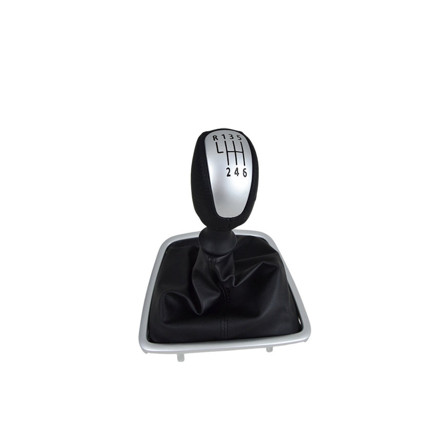 Топка на скоростен лост с маншон и хромирана основа – подходящ за Renault Laguna III MK3 2007–2015, 6-степенна, R6