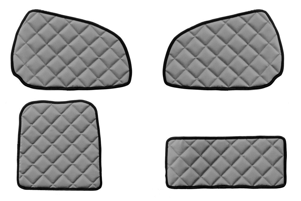 Πατάκια πάνελ πόρτας από τεχνητό δέρμα (eco leather) – κατάλληλο για Scania R Series 2010–2016, Γκρι