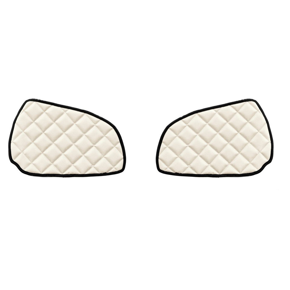 Door Mats 2-Piece Set – Eco Leather, Beige, suitable for Scania R 2005–2016