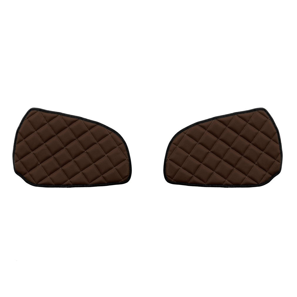 Подови стелки за врати – 2-частен комплект от кафява изкуствена кожа (еко кожа), подходящ за Scania R 2005–2016