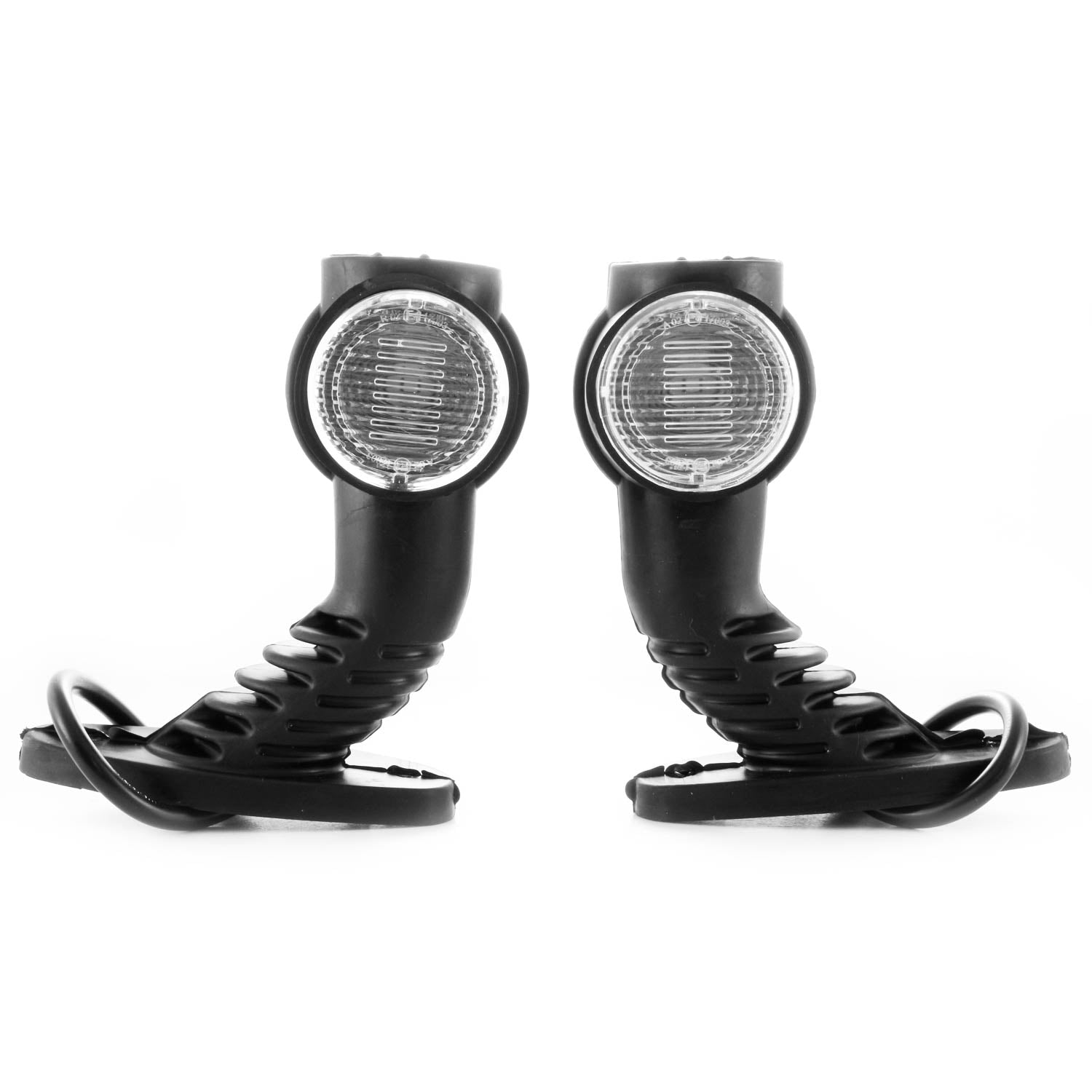 Triple Long LED Marker Lamp, 24V, 137×130×40 mm, Flexible Rubber Housing