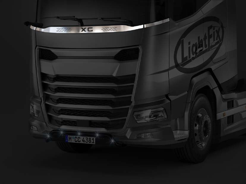 Enjoliveur décoratif de baie d’essuie-glace – adapté pour DAF XG