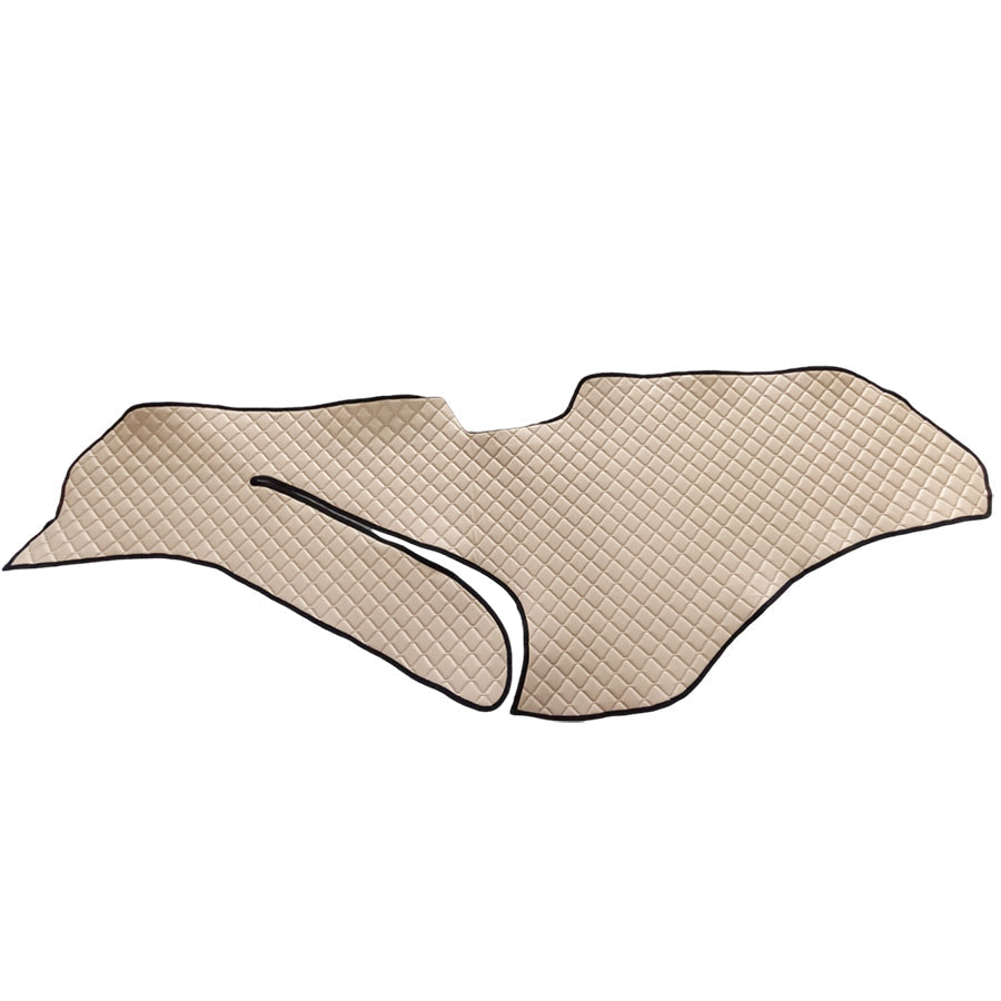 Beige Armaturenbrettmatte aus Kunstleder – geeignet für DAF XF/XG/XG+, 2021+
