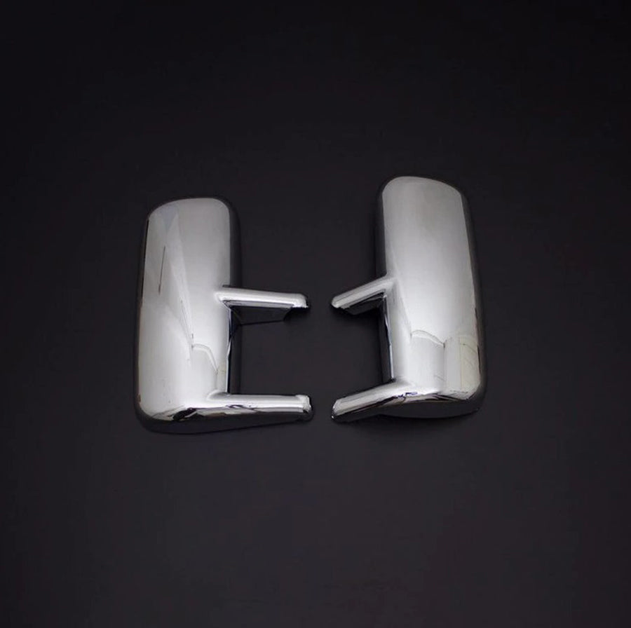 Coques de rétroviseur chromées – adapté pour Mercedes Sprinter 901 et VW LT35 1995–2006, ABS, 2 pièces