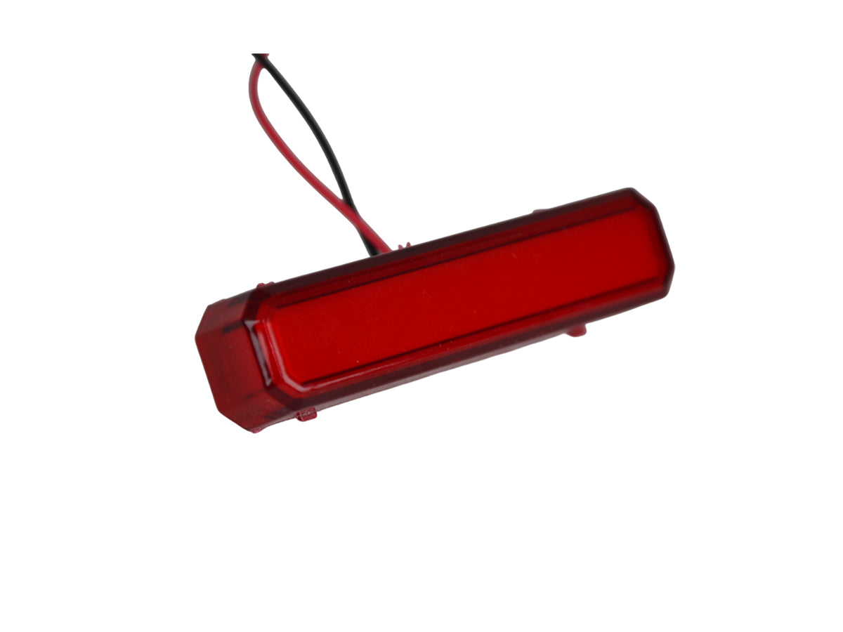 Κόκκινο LED neon πλαϊνό φανό θέσης – 12/24V, 80 x 20 x 20 mm, στήριξη με κλιπ και κρυφή βίδα