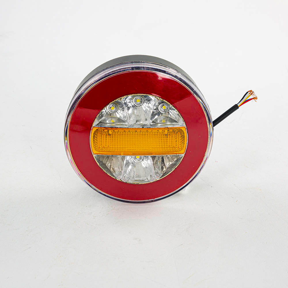 Кръгъл LED неон стоп заден тип „хамбургер“ – 12 V, 140 x 45 mm, 4 функции