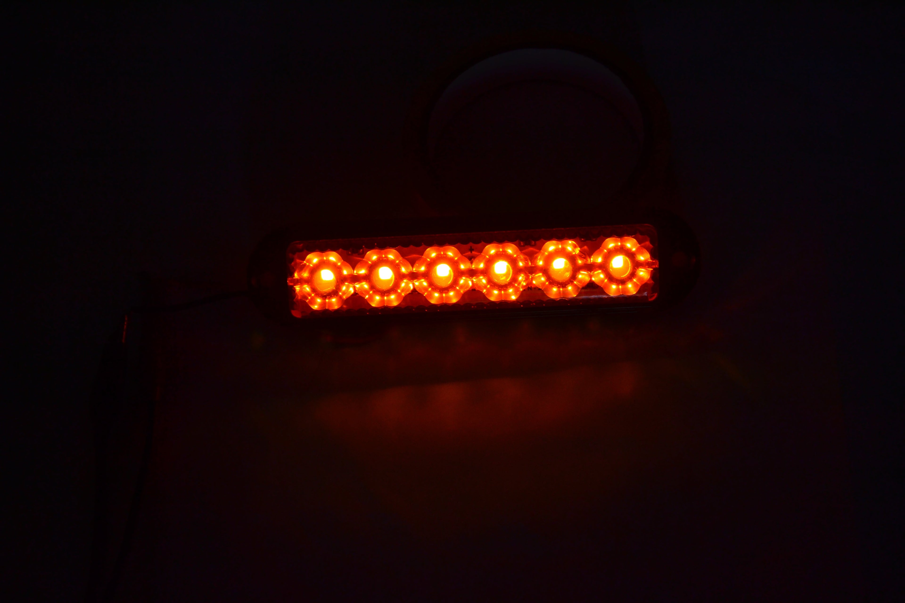 Gyrophares LED clignotants, jeu de 4 avec interrupteur ON/OFF, feux de signalisation véhicule 12/24 V